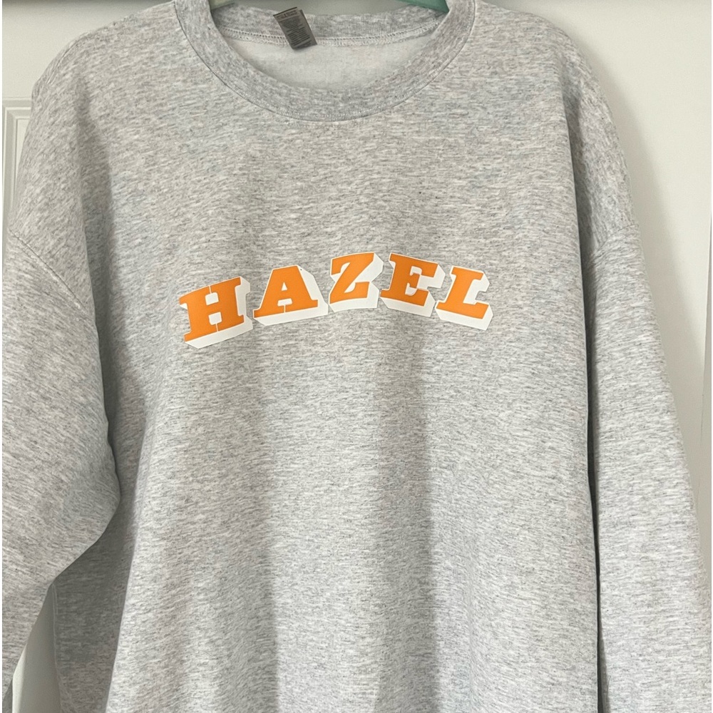 hazel crewneck (not hazel boutique)